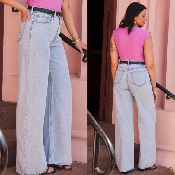 Abercrombie & Fitch Denim - NWT A&F The Wide Leg High Rise Curve Love Jean, 31/12S